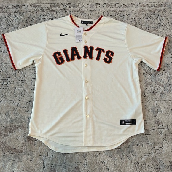 Nike Other - Nike Authentic San Francisco Giants Cream MLB Baseball Jersey Men's Sz: XL